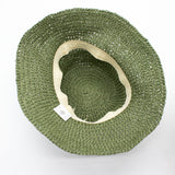 Nomad Sari Floppy Straw Sun Hat – Moss Green