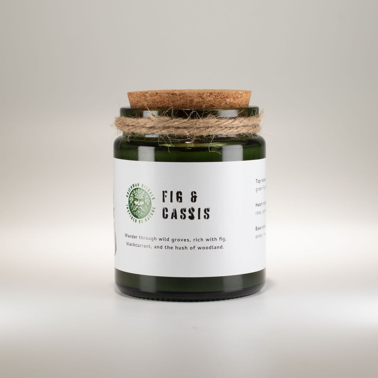 Greenman Woodwick Soy Candle – Fig & Cassis