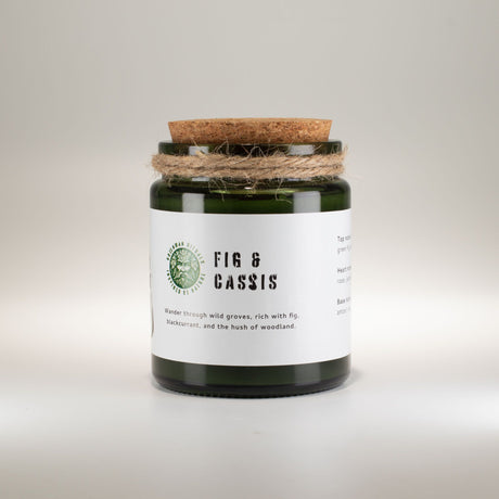 Greenman Woodwick Soy Candle – Fig & Cassis