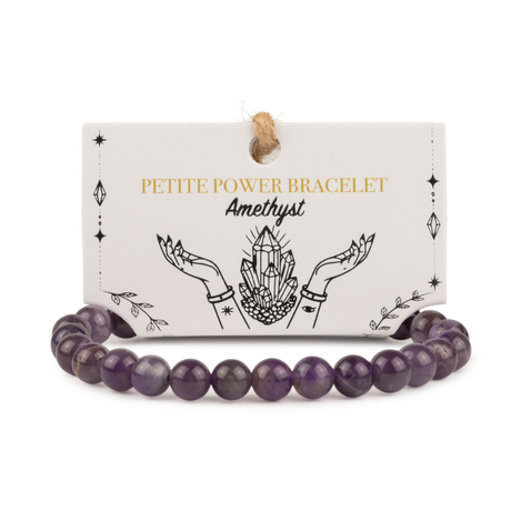 Petite Power Bracelet (17cmx6mm) - Amethyst