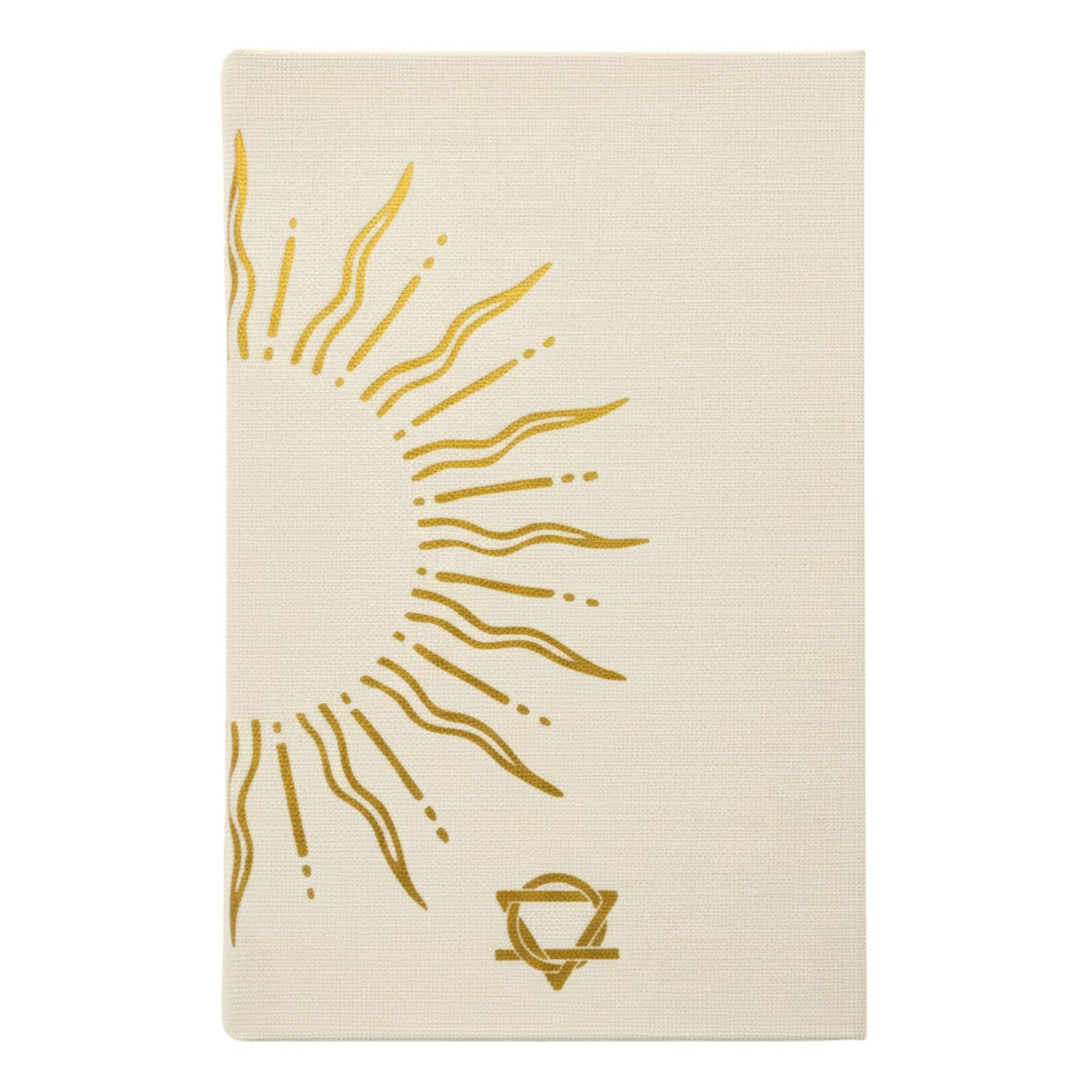 Ivory Gratitude Journal with Gold Lining – 120 pages – My Days are Full of Sun