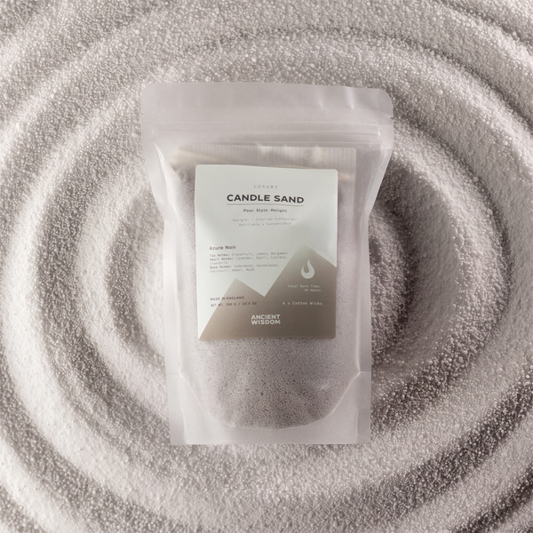 Fragranced Candle Sand - Warm Grey - Azure Noir - 300g