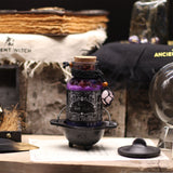 Ancient Witch Bath Spell Potion & Rose Quartz Crystal Amulet – Love
