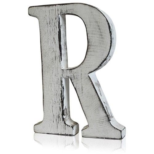 Wooden Alphabet Letter R