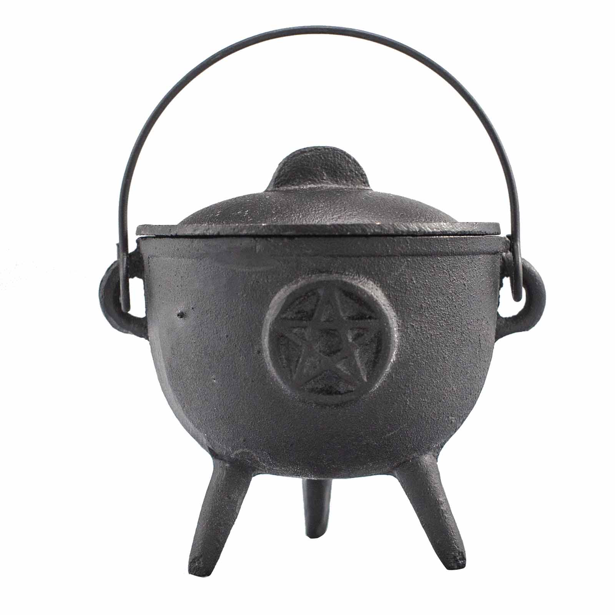 Cast Iron Cauldron with Pentagon 11 × 13 cm
