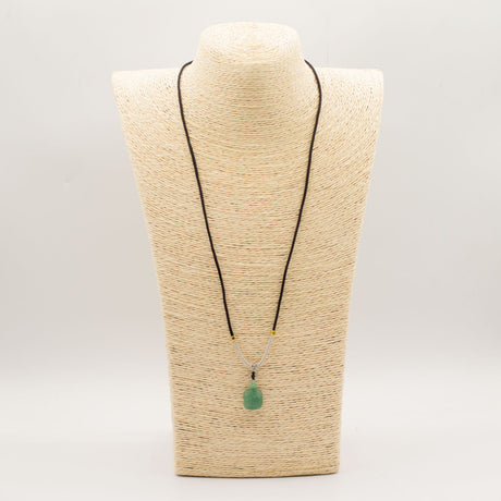 Cord Necklace Gemstone Pendant – Jade Turtle