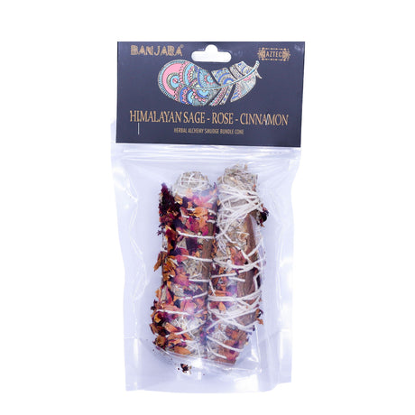 Banjara Smudge – Salvia del Himalaya, Rosa, Canela