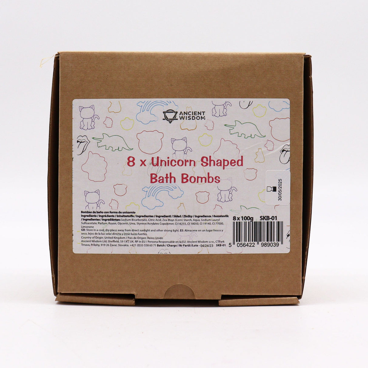 Bath Bomb Unicorn Shaped Passion Fruit 100g