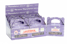 Backflow Incense Cones Lavender 24 Count Satya