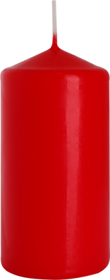 Vela Pilar Roja 60 x 120 mm