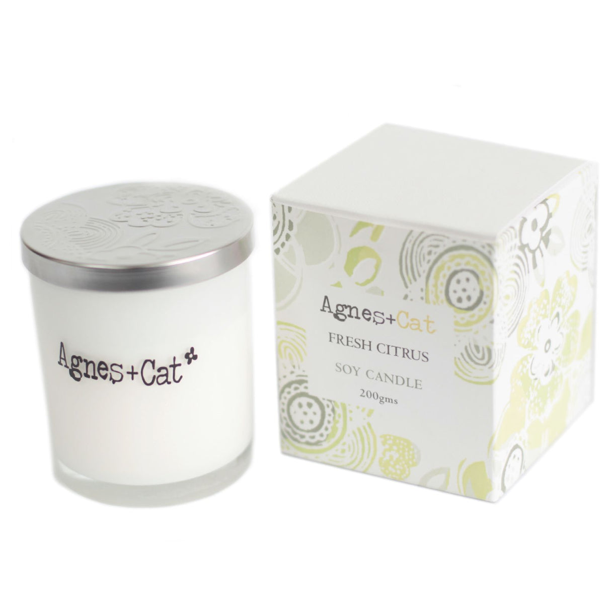 Lumânare votivă din soia cu parfum de citrice