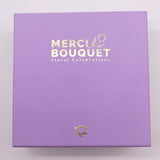 Såpeblomster firkantet eske – Blå babyvelsignelser