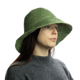 Nomad Sari Floppy Straw Sun Hat – Moss Green
