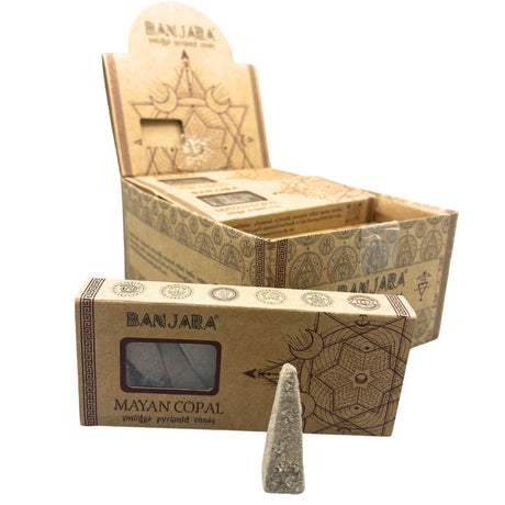 Mayan kopali suitsukepyramidikartiot, 10 pakkaus Banjara