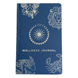 Midnight Blue Wellness Journal – 120 pages – Silver Zodiac