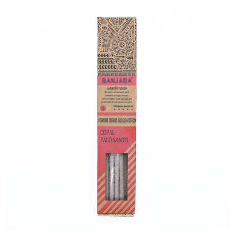 Palitos de Sahumerio Palo Santo Banjara – Juego de 6 – Caja
