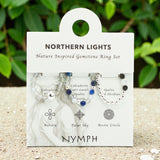 Nymph Spirit Gemstone Ring Set – Northern Lights
