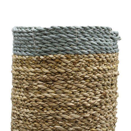 Seagrass Raffia Vases And Bins, 2 Each
