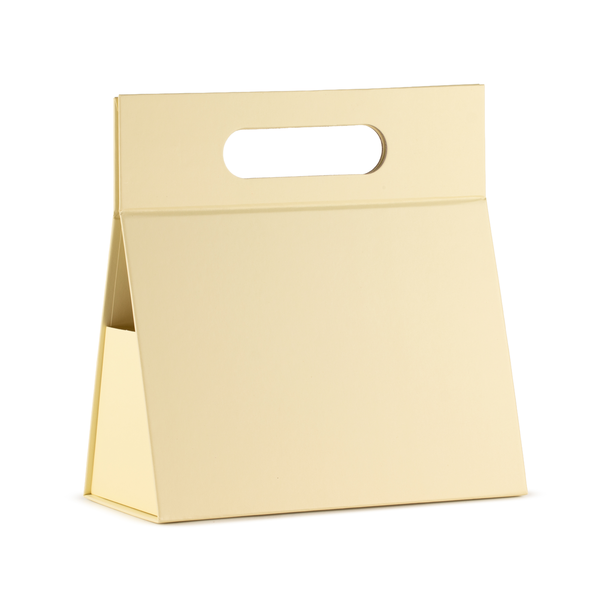 Flat Pack Gift Box - Hand Box (20 × 10 × 20 cm) - Ivory