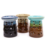 Oil Burner Ceramic Dragonfly Rustic Terracotta Assorted
