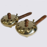 Brass Pentagram Incense Burner With Wood Handle