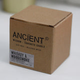 Scented Candle Whiskey And Woodsmoke Wooden Wick