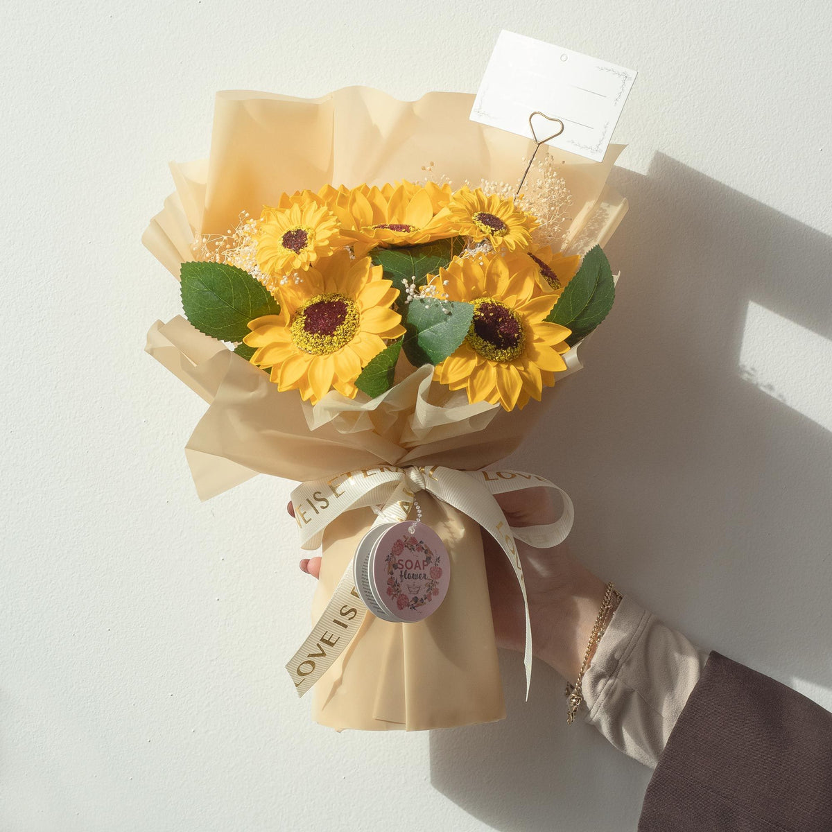 Large Sunflowers Bouquet – Love is Eternal – Gift Card