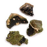 Epidote Mineral Specimen Set Approx 10 Pieces Morocco
