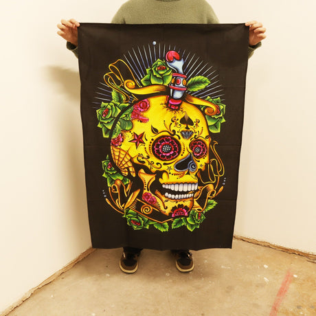 Cotton Wall Art (70x110cm) – Dead of the Dead Skull