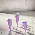 Six Sided Pendulum – Aurora Crystal Purple – 4cm
