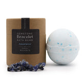 Bath Bomb With Sodalite Gemstone Bracelet – Sandalwood