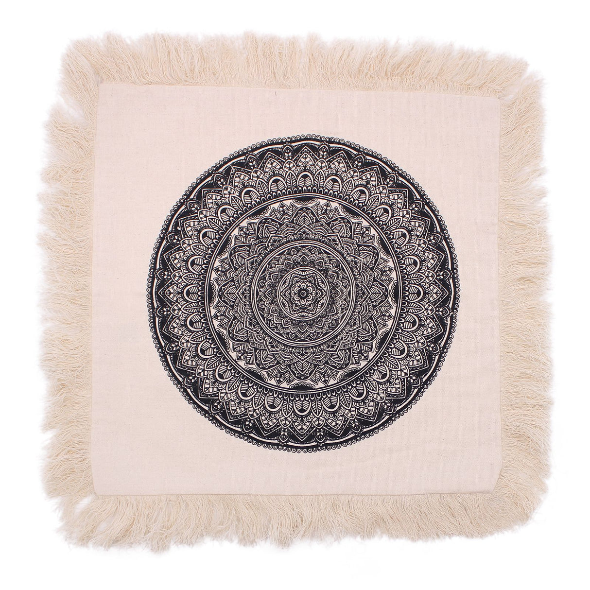 Tyyny Musta Mandala 60x60 cm