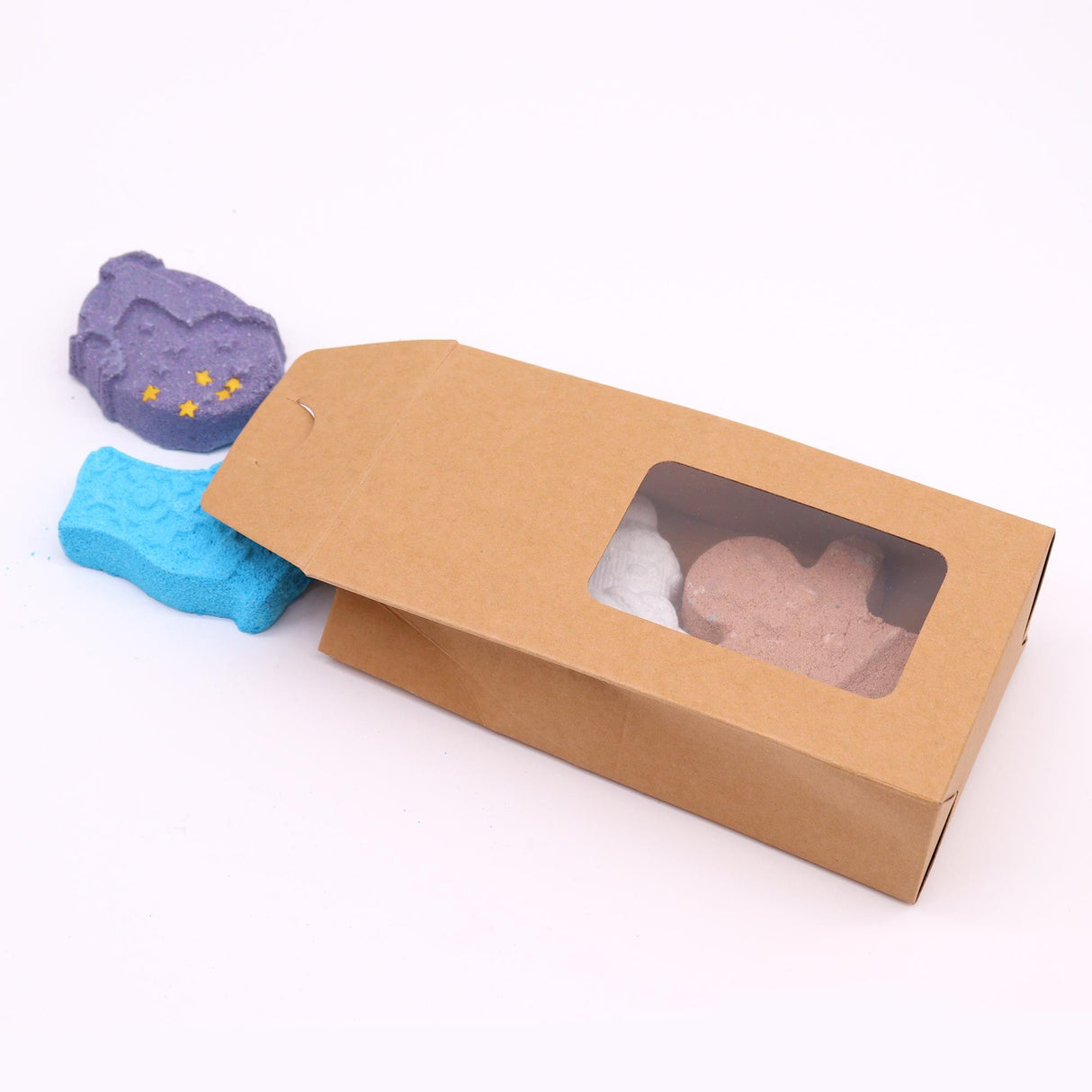 Bath Bombs Gift Set Christmas 4 Pack