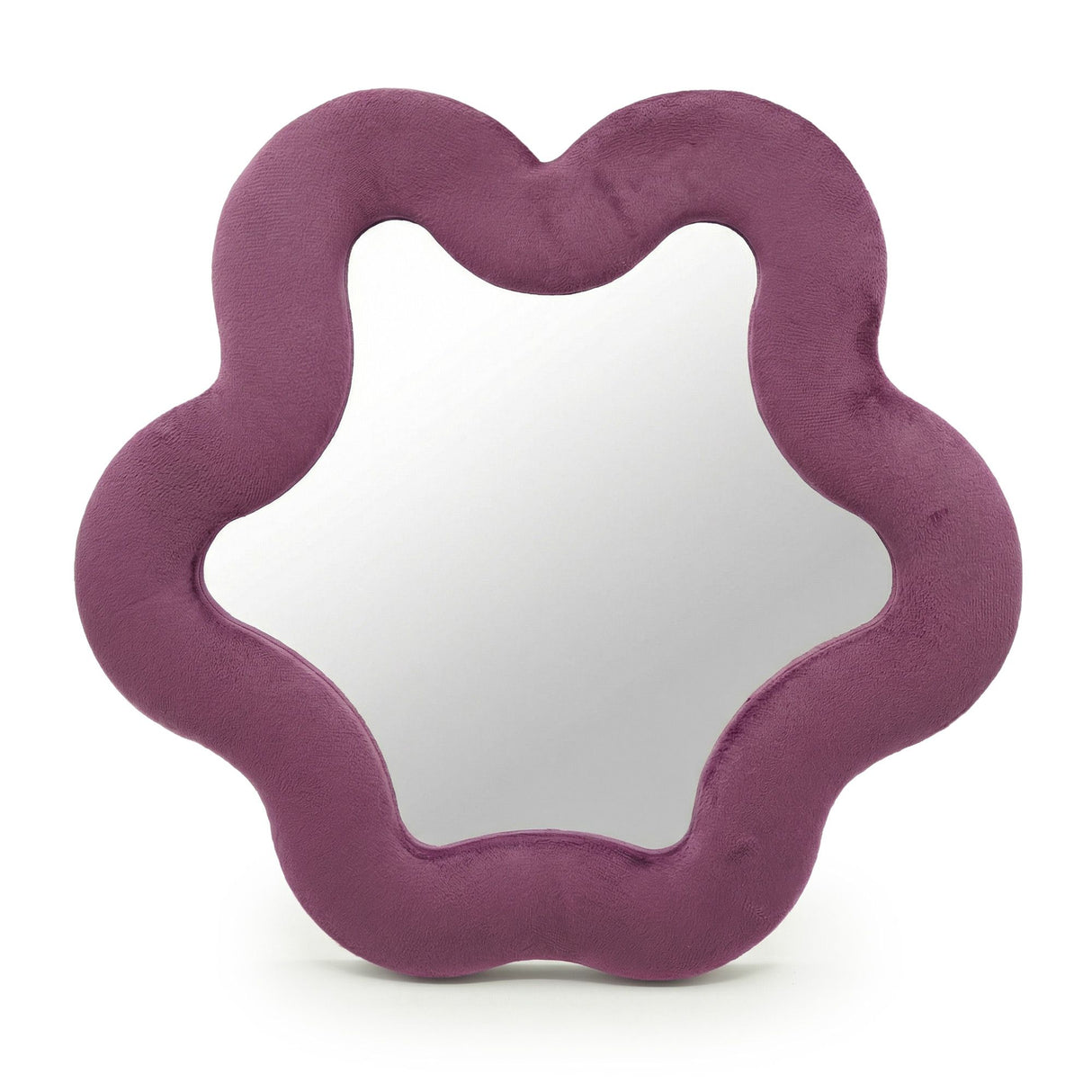 Specchio Morbido Ondulato – Stella – Malva (33x31x2,3cm)