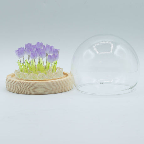 Floral Glow Garden Dome – 20 Tulips – LED USB