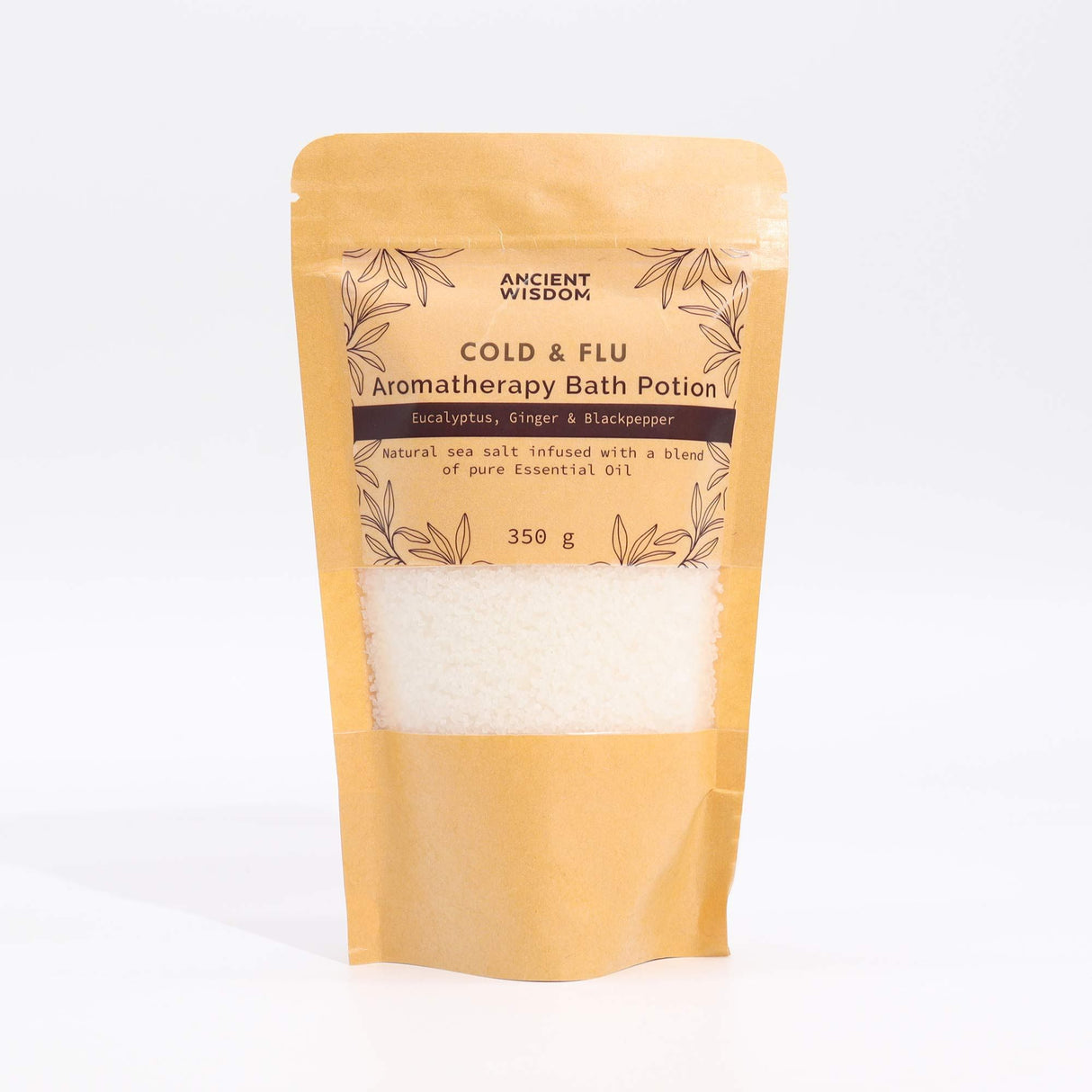 Aromatherapy Bath Salts – Eucalyptus Cold and Flu 350g