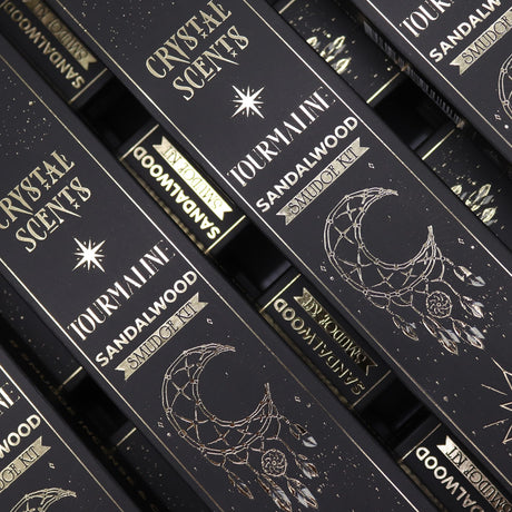 Tourmaline Crystal Scents Smudge Incense – Sandalwood