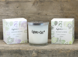 Soy Wax Scented Votive Candle, Tea and Roses