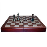 Schackset Metall 29cm Med Förvaring Zoocen