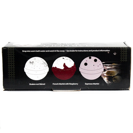 Set da 3 bombe da bagno Martini