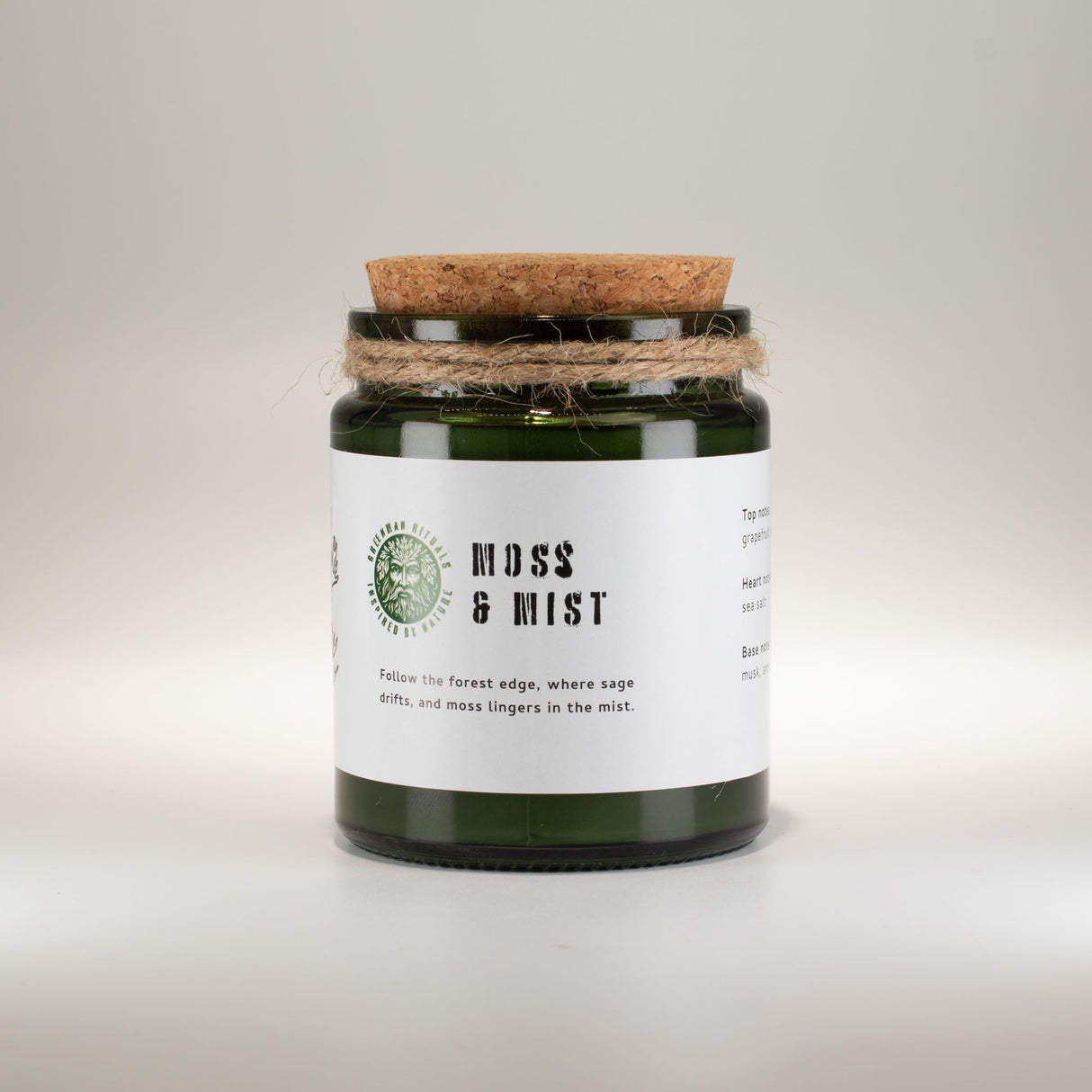 Greenman Woodwick sójová sviečka – Mach a hmla