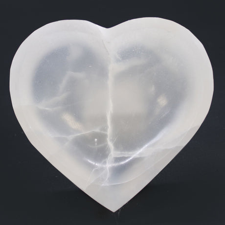 Selenite Heart Bowl 15cm
