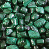 Paquete XL de 18 piedras pulidas de malaquita