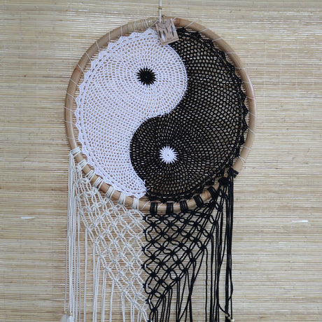 Apanhador de Sonhos Yin Yang 50 cm