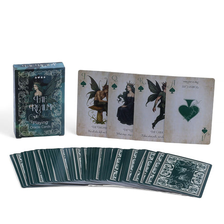 Cartes de Jeu et d'Oracle Fae Realm – Thème Fée