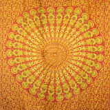 Mandala Sarong Lime Orange Rayon
