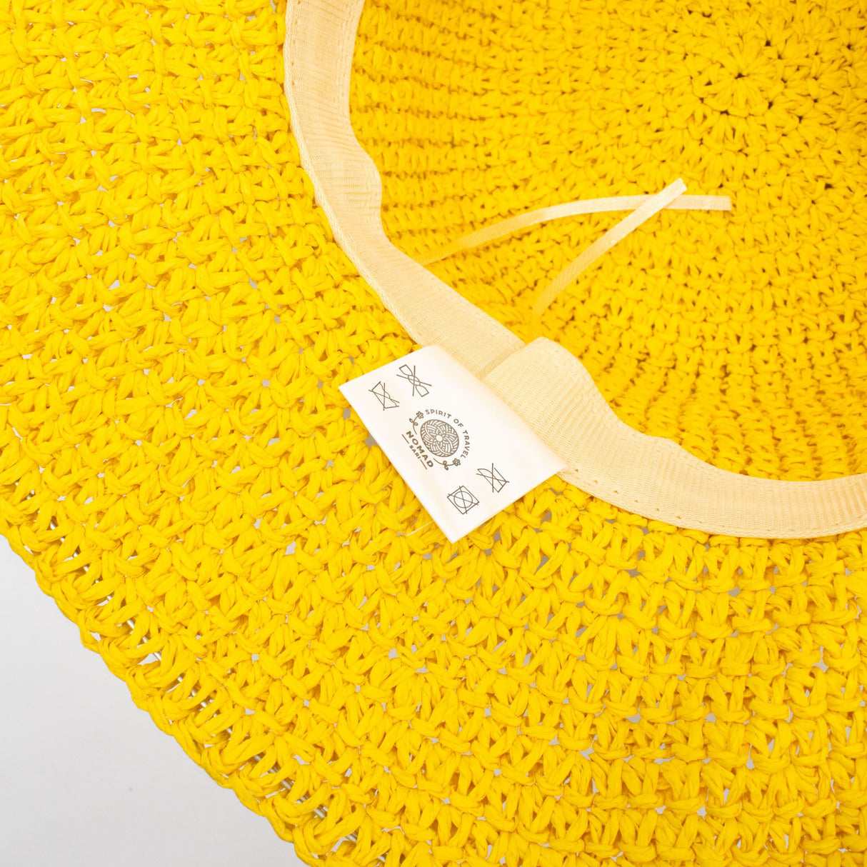 Nomad Sari Floppy Straw Sun Hat – Yellow