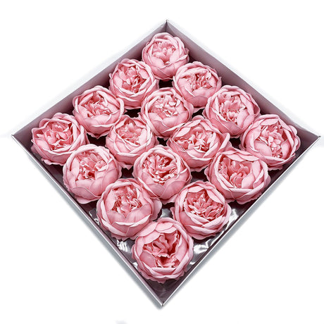 Soap Flowers Peony Extra Large Pink 10 Pack