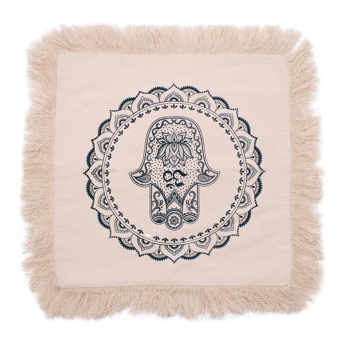 Tyyny Vihreä Hamsa Mandala 45x45 cm