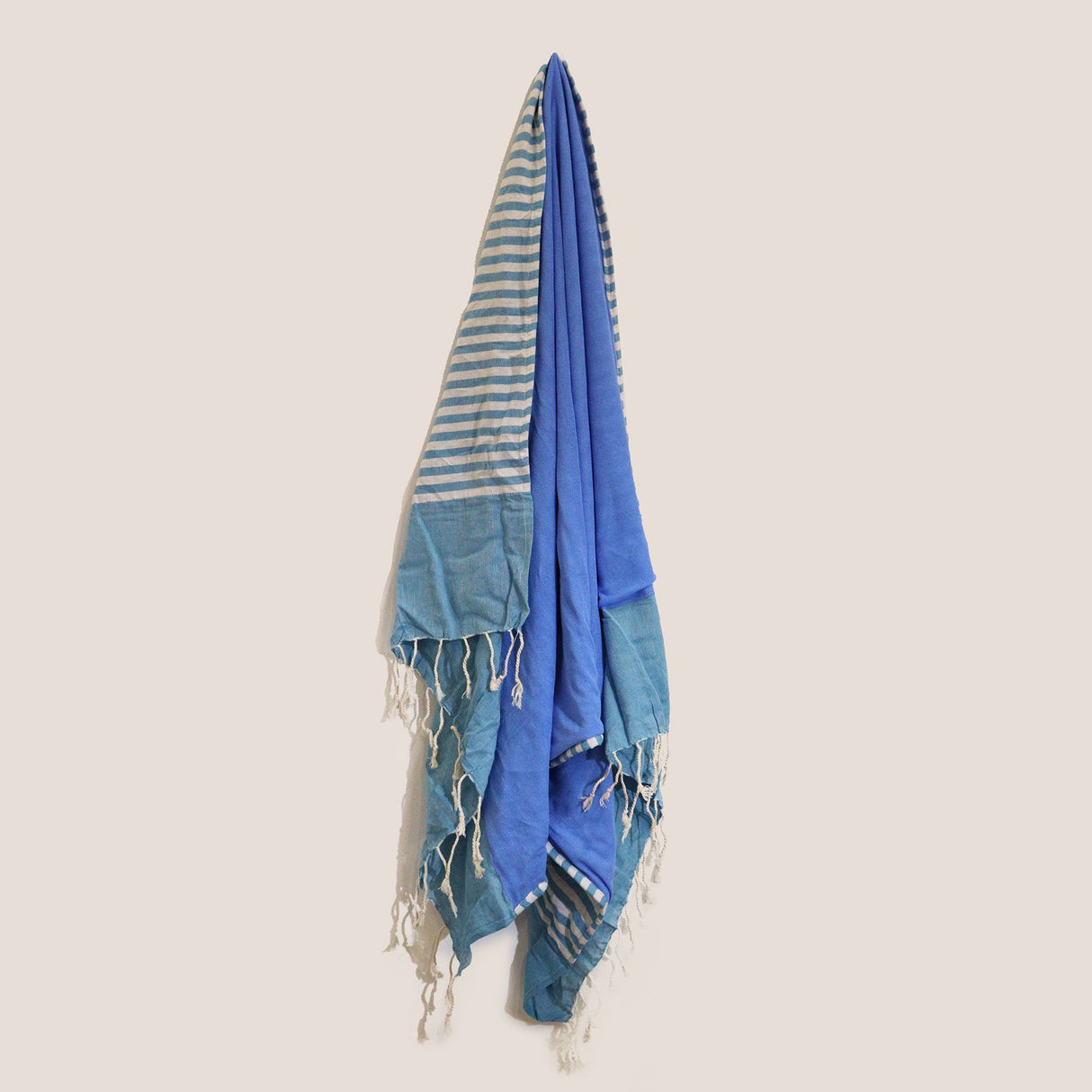 Serviette Pareo en Coton Bleu Ciel – 100x180 cm